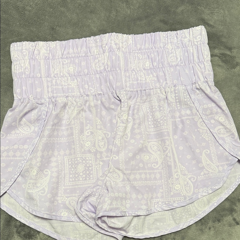 Vanilla Star Lavender Paisley Shorts